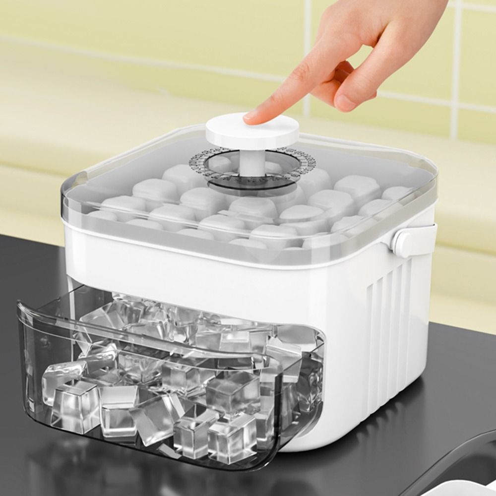 Home Improvement Mall - 50-Cube Ice Maker with Easy Press