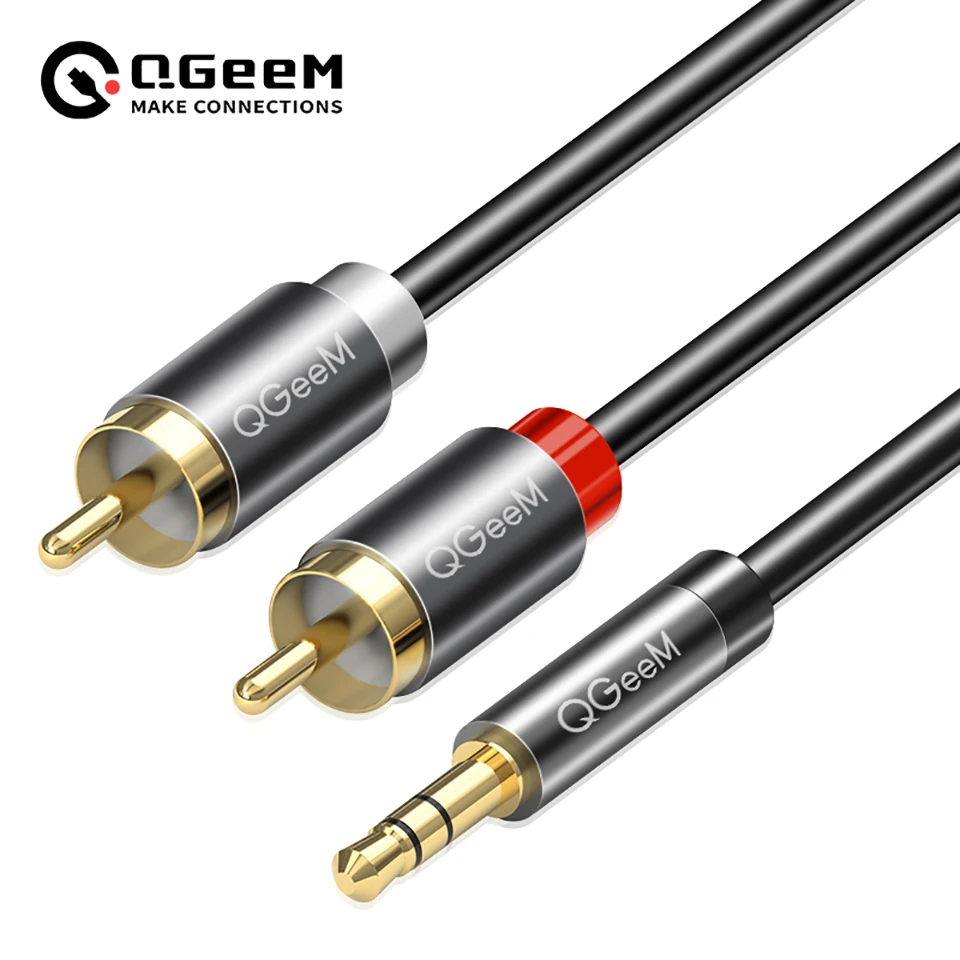 QGeeM RCA Cable 2RCA to 3.5 Au - đánh giá và giá Home Improvement Dvd