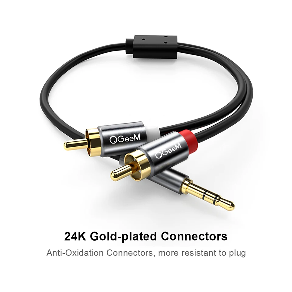 QGeeM RCA Cable 2RCA to 3.5 Au - đánh giá và giá Home Improvement Dvd