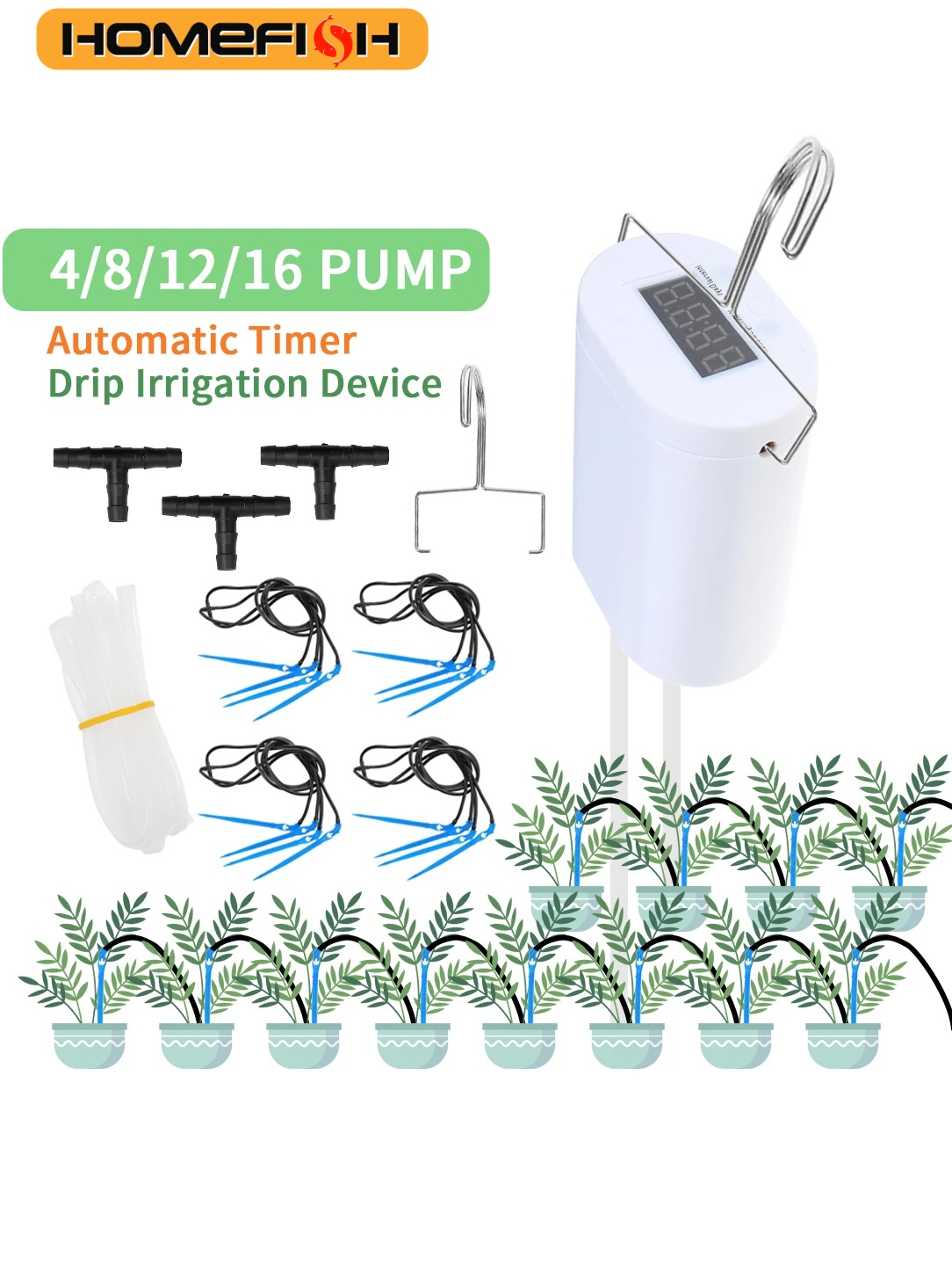 HOMEFISH Automatic Plant Flowe - đánh giá và giá Home Improvement Tool Time