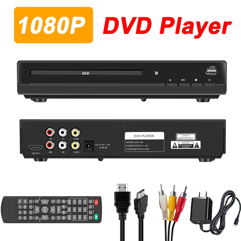 DVD Player 1080P HD Discs Play - đánh giá và giá Home Improvement Dvd
