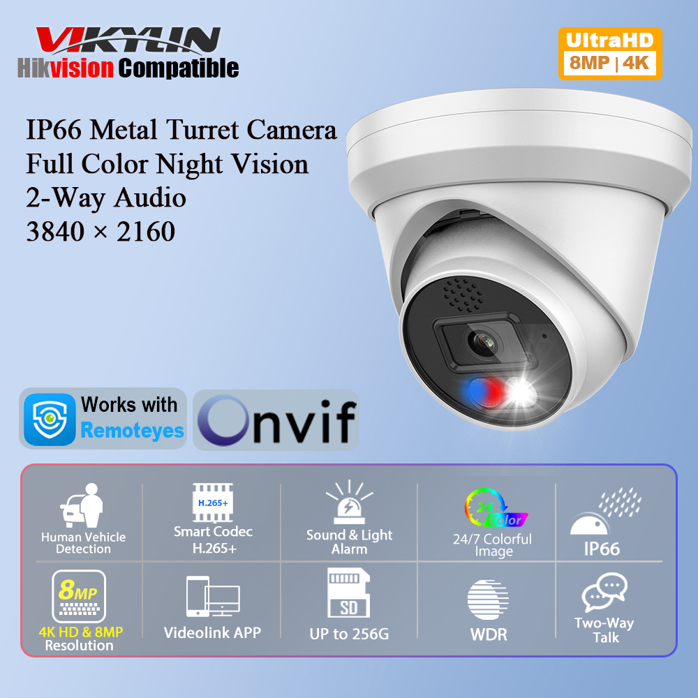 Vikylin 4K 8MP Alarm Full Colo - đánh giá và giá Home Improvement Cars