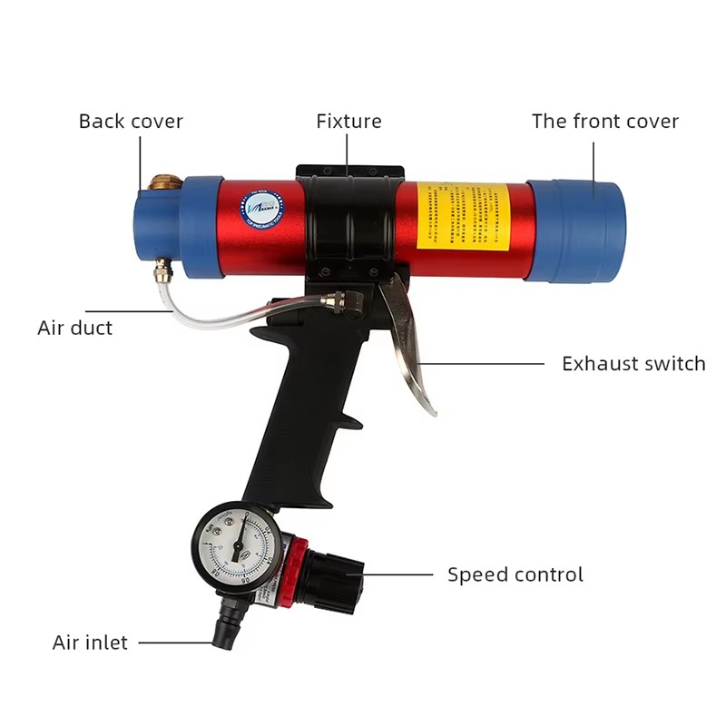 310ML Pneumatic Sealing Gun Pn - đánh giá và giá Caulking Gun Dispensing