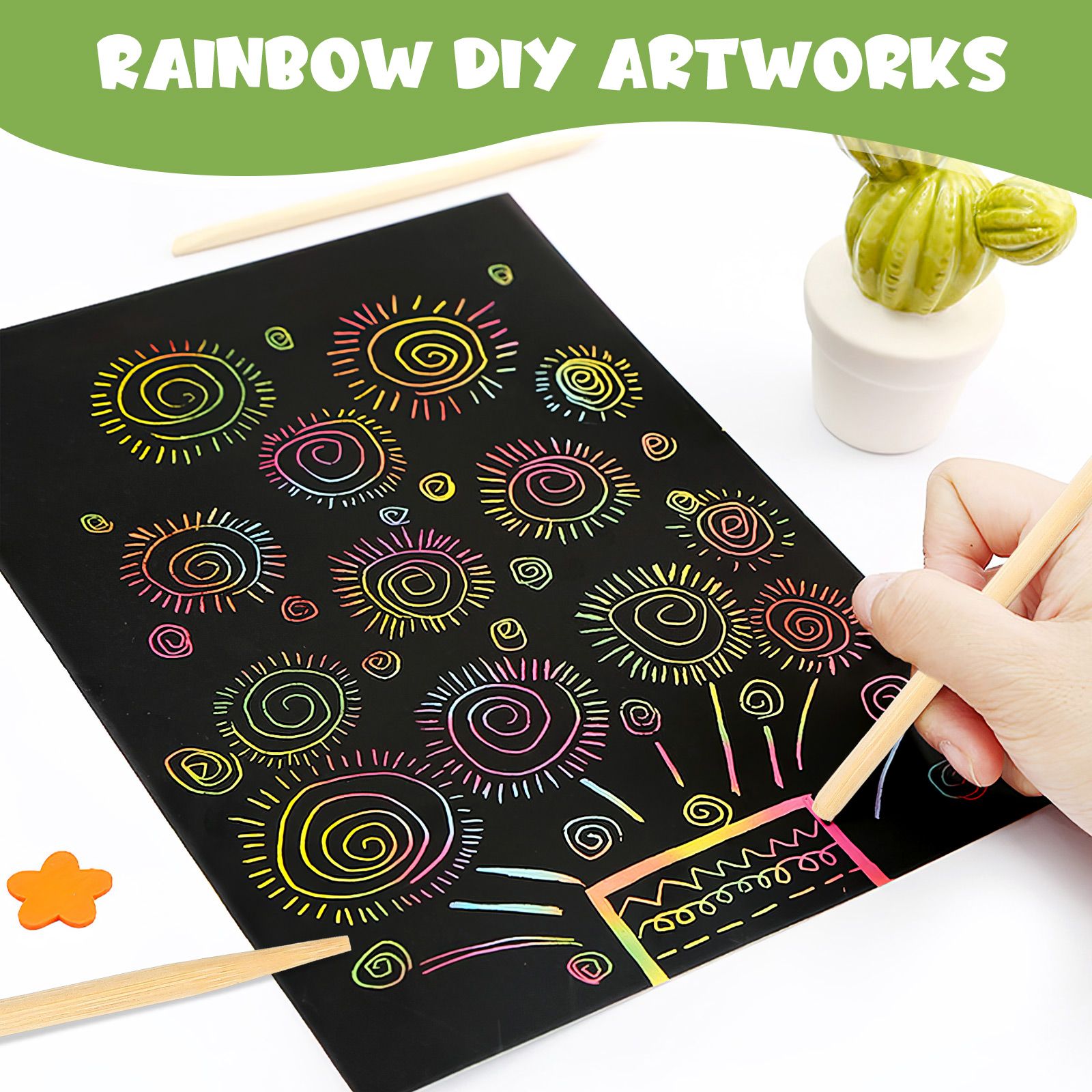 30pcs Scratch Bamboo Pens Wax  - đánh giá và giá Wood Filler Stick