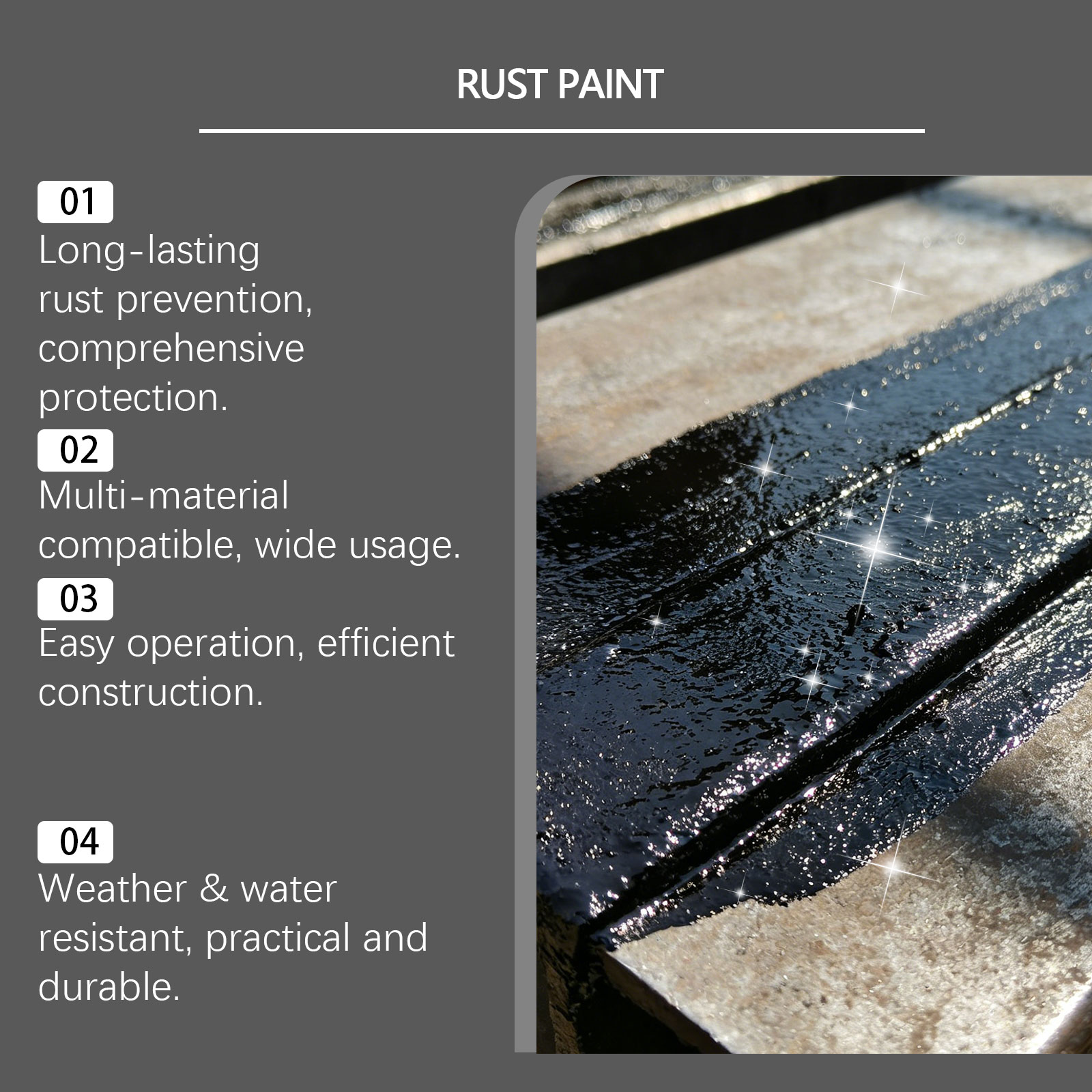 Black Anti-Rust Paint - Multi- - đánh giá và giá Home Improvement Mall