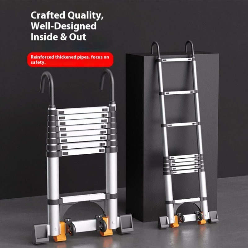 Telescopic straight ladder wit - đánh giá và giá Home Improvement Mall