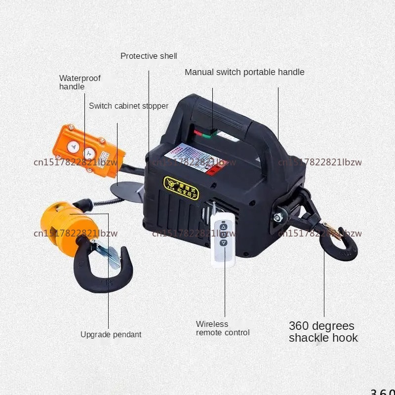500Kg Portable Electric Hoist  - đánh giá và giá Home Improvement Cars