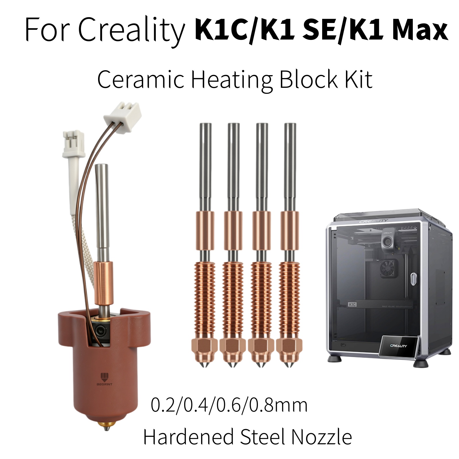 For Creality K1C K1 MAX Hotend - đánh giá và giá Creality Printer K1