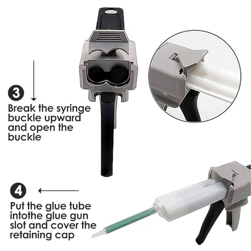 30ml 50ml Ratio 1:1 / 2:1 / 10 - đánh giá và giá Caulking Gun Dispensing